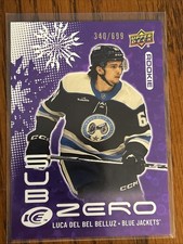 Luca Del Bel Belluz 2024/25 ice hockey Sub Zero 340/699 SZ-LD