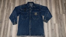 Vintage Paco Sport Denim Shirt Large Jean Western Trucker Workwear Retro 90