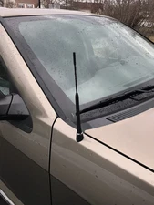 9" Antenna Rubber Mast Black Power Radio AM/FM for Jeep Grand Cherokee 2005-2010