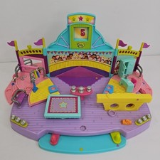Vintage Polly Pocket Bluebird 1999 Floor Exercise Turnfest Gymnastic Gym Mattel