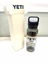 NEW Yeti Yonder 34oz / 1 L Water Bottle Charcoal Clear with Chug Cap, BPA-Free