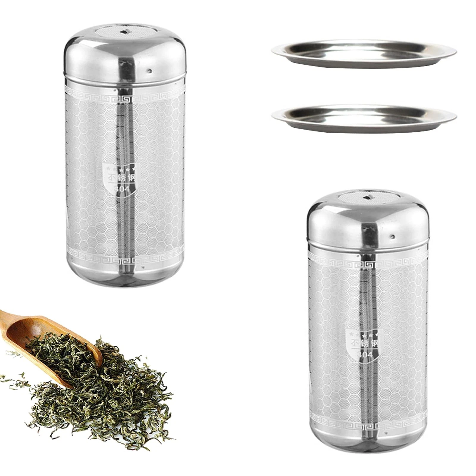 Tea Strainer for Loose Tea, Tea Strainer Stainless Steel 304 Reusable Tea Infuser for Loose...