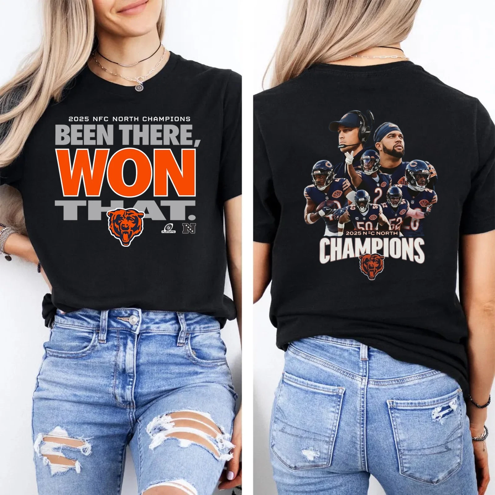 Chicago Bears 2025 NFC North Division Champions TShirt
