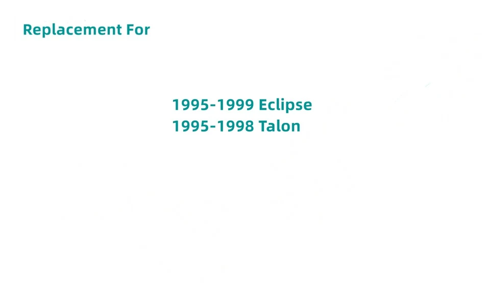 Driver/Left Side Door Window Glass For 1995-1999 Mitsubishi Eclipse Eagle Talon - Imagem 3 de 3