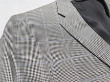 Jos A Bank Signature 42R Wool Glen Plaid 2 Button Blazer Sport Coat