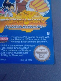 *** Jackie Chan - Action Kung-Fu - Modul - PAL-B - FRG - Nintendo - NES ***