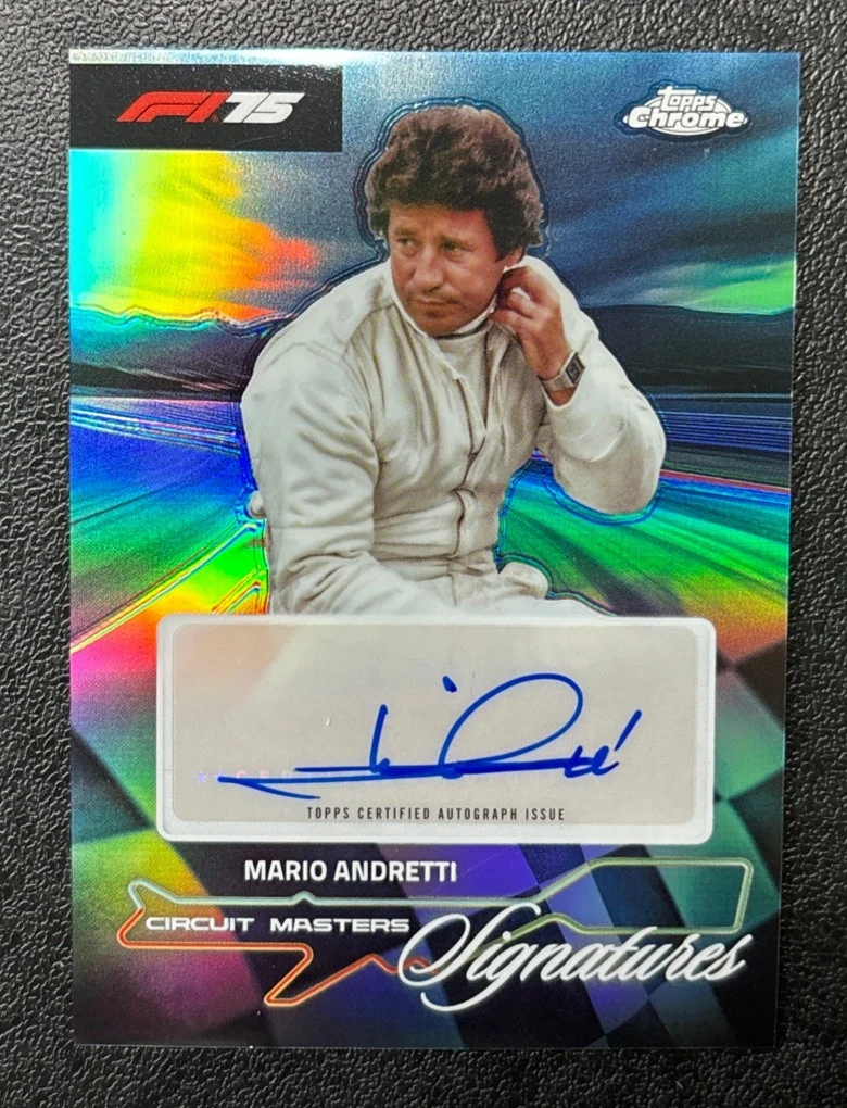 Auto Racing Autographed Sports Trading Cards & Accessories for