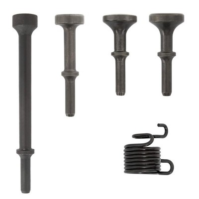 5 Pcs Smoothing Air Hammer Tool Kit Pneumatic Chisel Bits Accessories 0.401''...