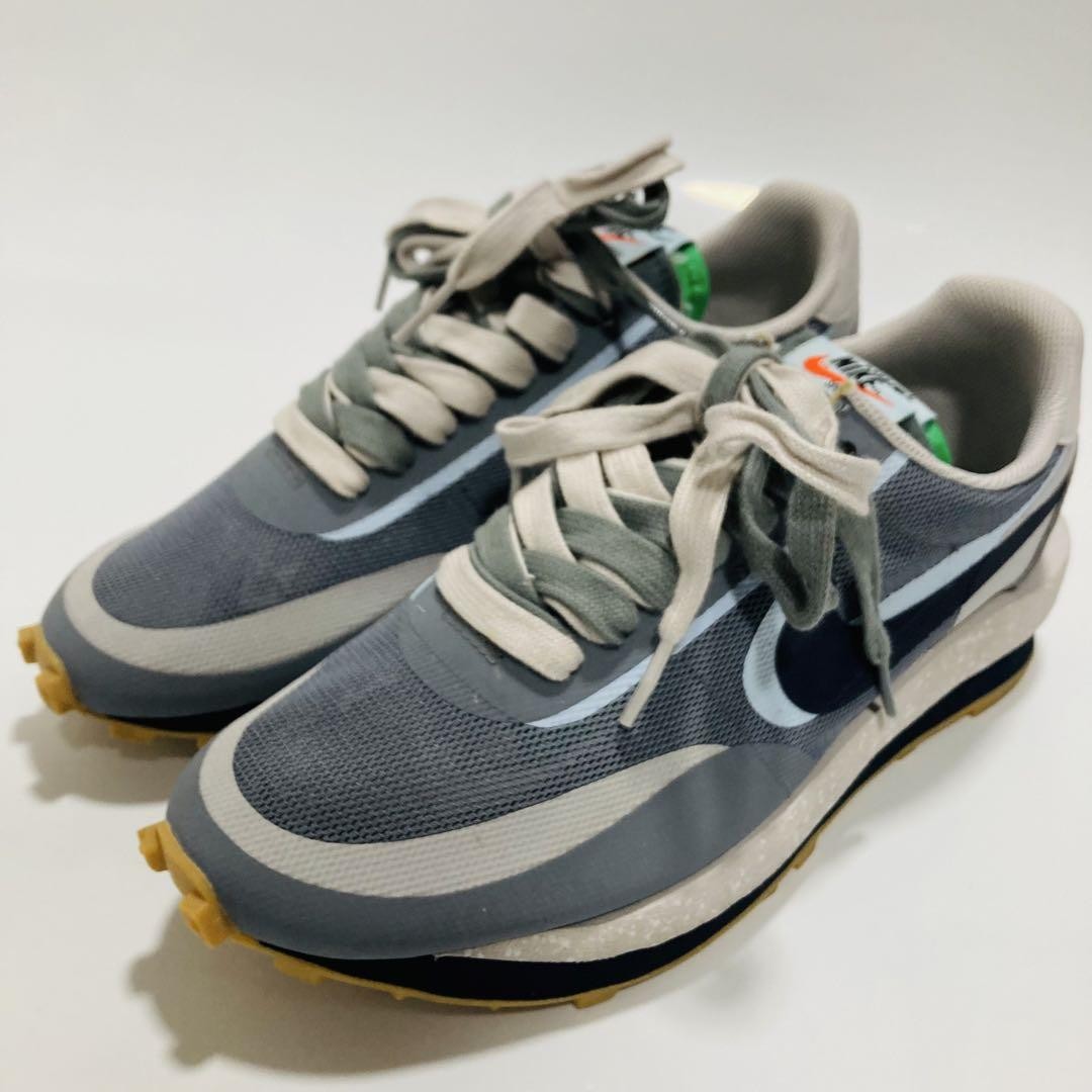 靴 CLOT Sacai Nike Waffle Obsidian Grey Nike Sacai Clot LD Waffle Grey Obsidian Cool Sneakers US 9.5