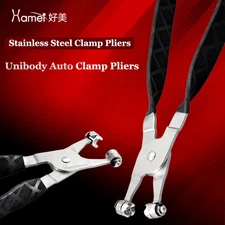 Steel Clamp Puller Locking Car Hose Clamps Pliers Water Pipe Flat Band Ring Type