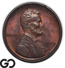 1909 VDB Lincoln Cent Wheat Penny, Choice Unc+