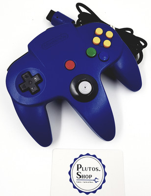 Nintendo N64 original Controller GamePad (Stick leicht ausgeleiert) - Blau