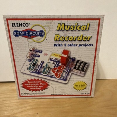Elenco Snap Circuits Musical Recorder Kit SCP-01 w/ 3 Other Projects Ages 8-108