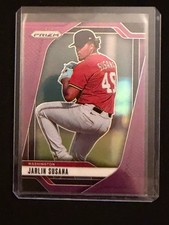 Jarlin Susana  2025 Prizm - Purple Prizm #138/149 - Washington Nationals