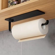 Paper Towel Holder No Drill Kitchen Storage Rack Waterproof Rustproof