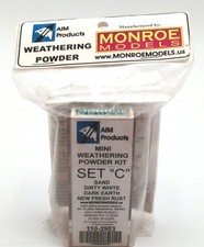 Monroe Models 110-2903 Mini Weathering Powder Kit Set C