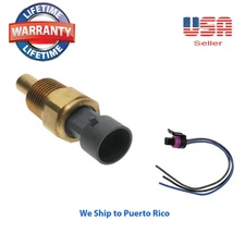 New Engine Coolant Temperature Sensor + CONNECTOR For 1991-2002 Buick Olds GMC