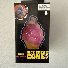 Nice Cream Cone Squishy Toy Slow Rise Stress Relief Sensory Fidget Ice Cream