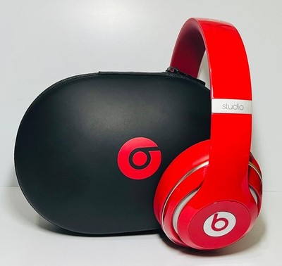 Beats Studio 2 WIRED Over Ear Headphones Noise Cancelling RED W