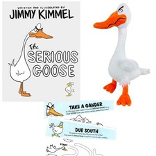 The Serious Goose Gift Set Includes Hardcover by Jimmy Kimmel, Plush, and Pages