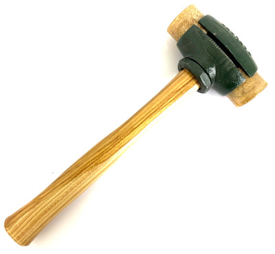 1-1/2'' RAWHIDE SPLIT HEAD HAMMER MALLET GARLAND R2 31002 USA