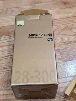 Great Nikon Box AF-S NIKKOR 28-300mm f/3.5-5.6 G ED VR, BOX ONLY