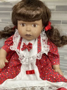 Cry Doll Crafter. Collectible Porcelain Doll. Brand New. In Box.