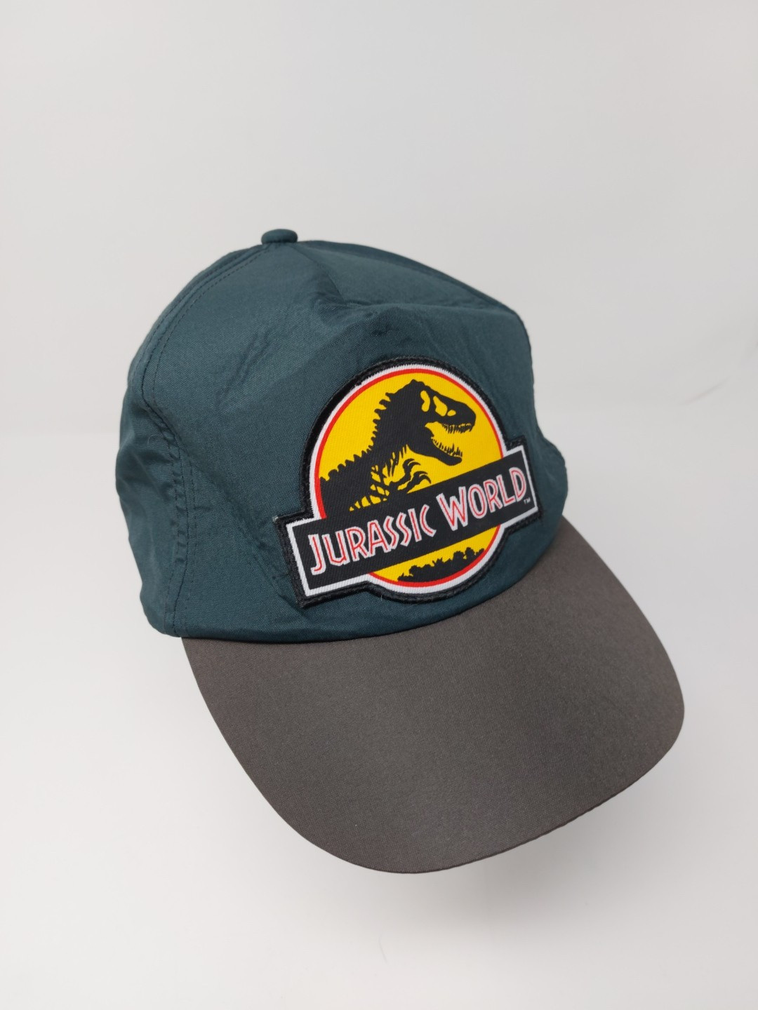 Jurassic World Large Patch Logo Strap Back Hat Ad… - image 3