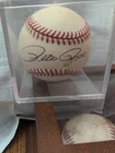 Pete Rose Signed MLB Official National League Baseball. Reds-Phillies