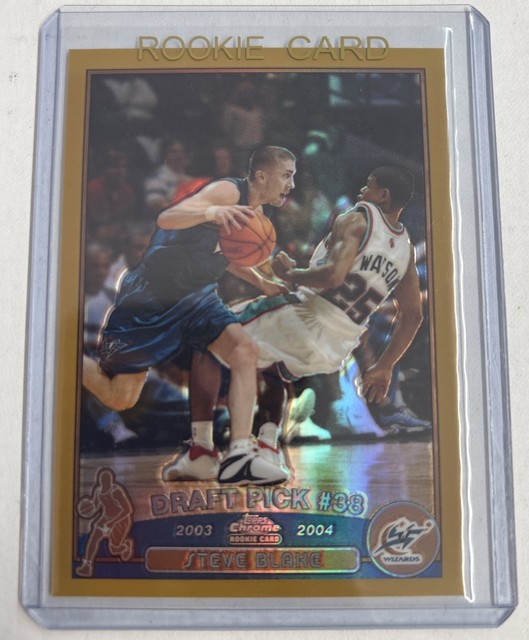 2003-04 Topps Chrome - Steve Blake #145 Gold Refractor RC 40/50