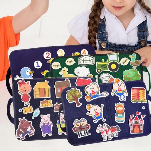 Ensembles D'histoires En Feutre, Tableau En Feutre D'animaux