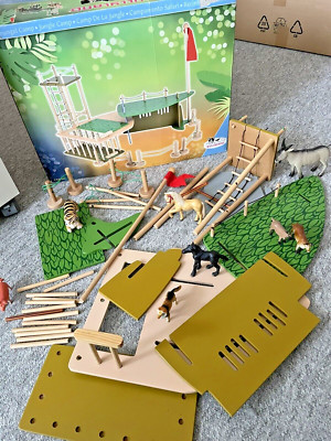 BULLYLAND * 80350 Dschungel Camp * Wildgehege * Originalkarton * Tier-Figuren *