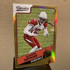 2021 Panini Classics Timeless Tributes Gold /60 DeAndre Hopkins Cardinals #76