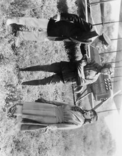 8" x 10"  1900 photo Mary Pickford and Mr. Glenn L. Martin in aviator costu