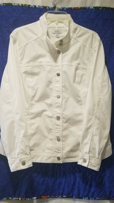 Womens lightweight denim jacket white 