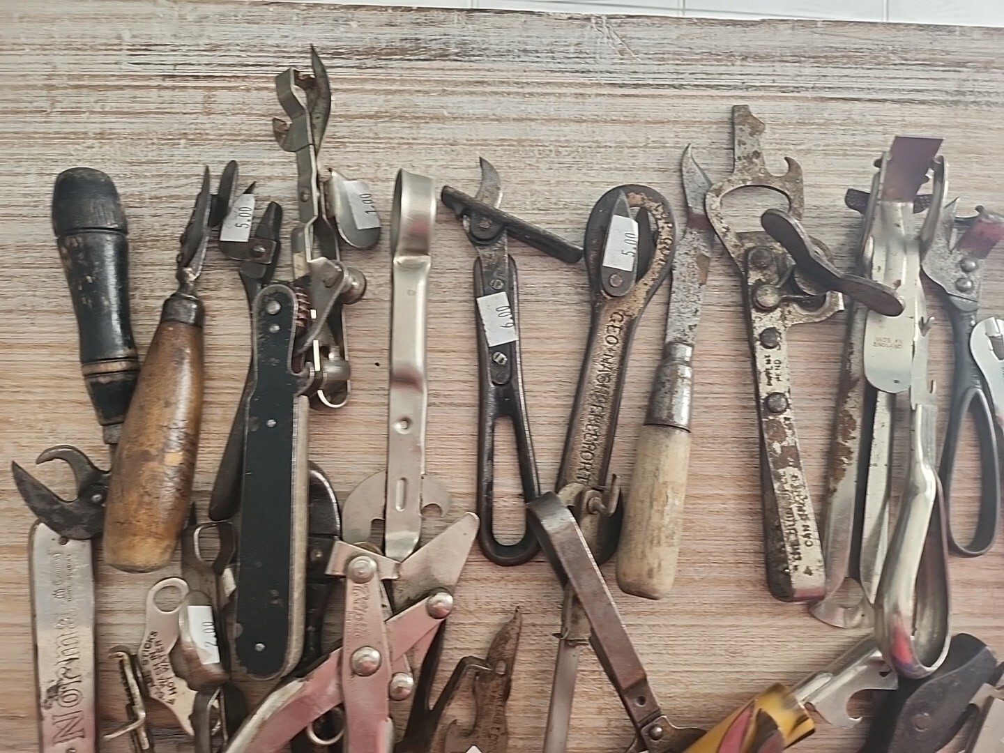 Huge Lot of Rare Vintage Can Openers Corkscrew Made in USA early 1900's rare eBay