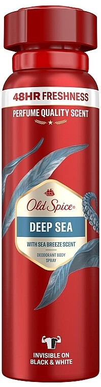 OLD SPICE DEEP SEA WITH OCEAN BREEZE SCENT DEODORANT BODY SPRAY 150ML