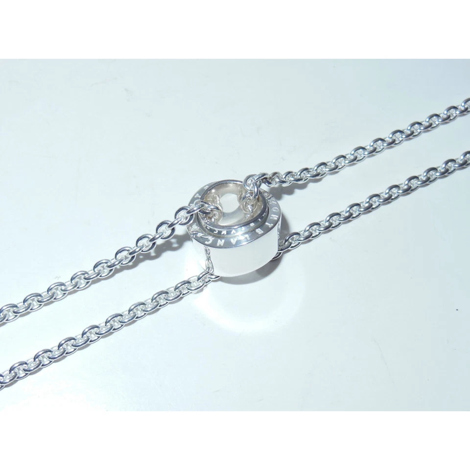 Usado* Montblanc Perfil Collection Wish Collar de Plata Colgante Giratorio 38544 Foto 3 de 4