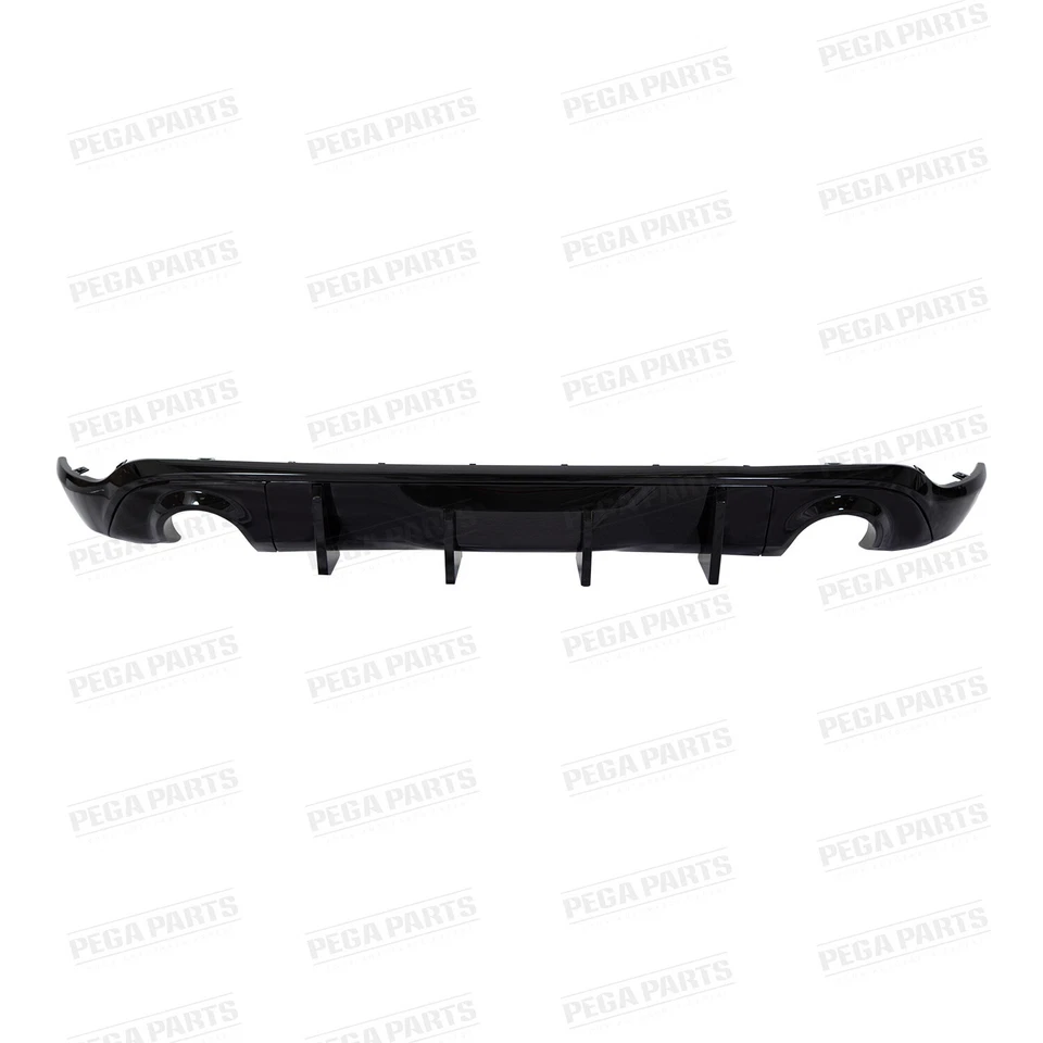 Rear Bumper Diffuser For 2011-24 Dodge Durango R/T SRT V2 Glossy Black Shark Fin — 第 2/4 张图片