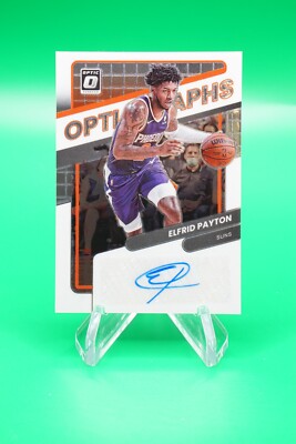 2021-22 Donruss Optic Opti-Graphs SP /87 #23 Elfrid Payton Auto TS8