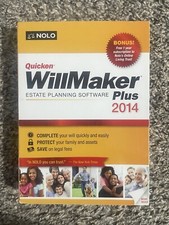 Quicken Willmaker Plus 2014 by Nolo Platform : Windows 7, Windows Vista, Windows
