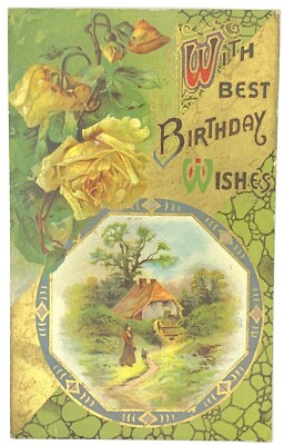 Postkarte Geburtstag 1917 (D)