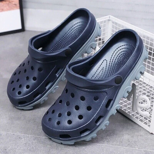 Men's Slip-On Garden Mules Clogs Sports Sandals Beach Water Slippers - Picture 15 of 33