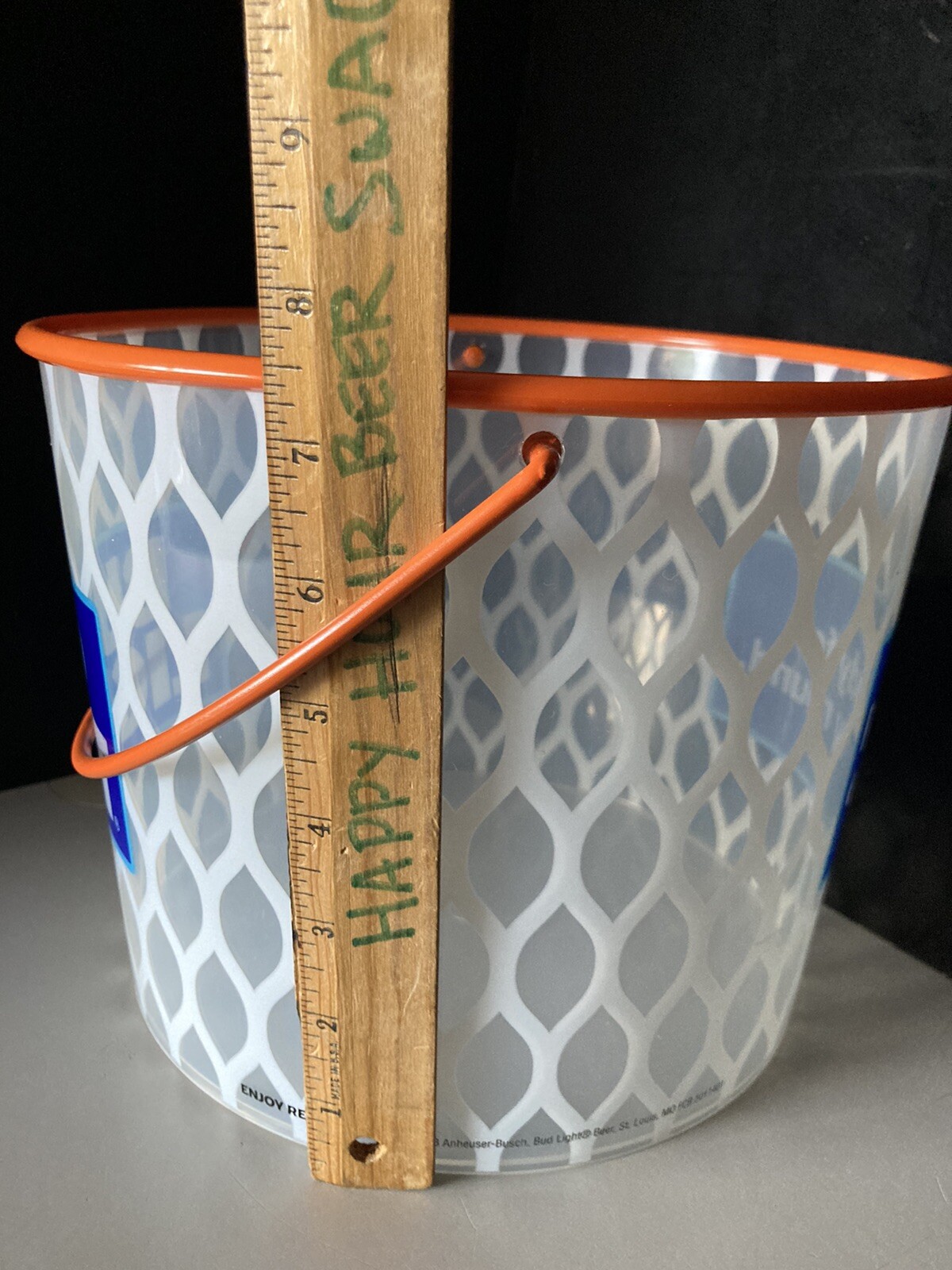 NEW 1 Bud Light Basketball Beer Ice Bucket Hoop or trash can eBay