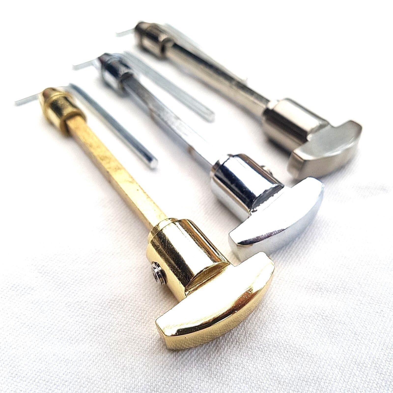 Bathroom Door Bath Lock Thumb Turn 5mm Spindle Snib Bar Polished Brass ...