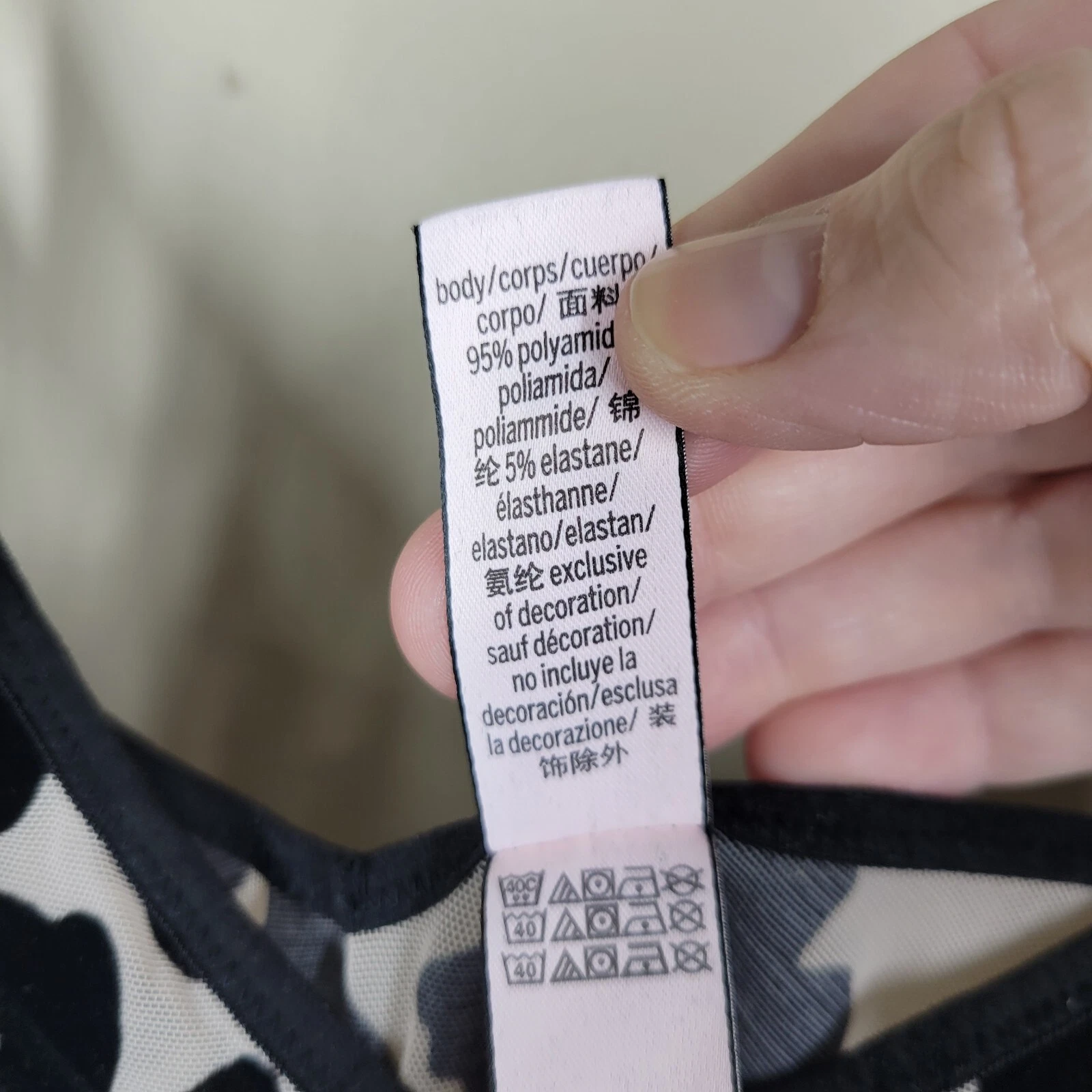 UNDERCOVER Mini abito slip Victoria's Secret maglia trasparente velluto fiori floreali piccolo