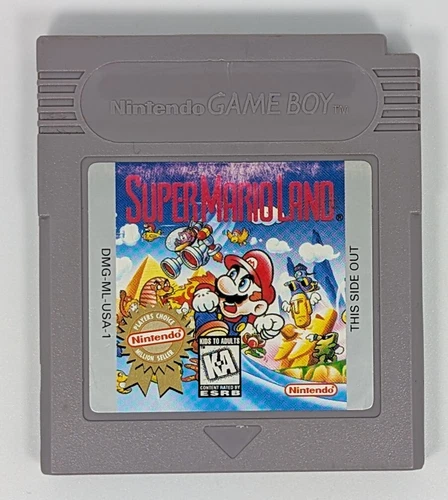 Super Mario Land For Original Nintendo Gameboy 1989 DMG-ML-USA-1 Tested