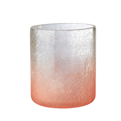 Wind Lantern Glass Candle Jar Tealight Holder By Crush Pink Pink