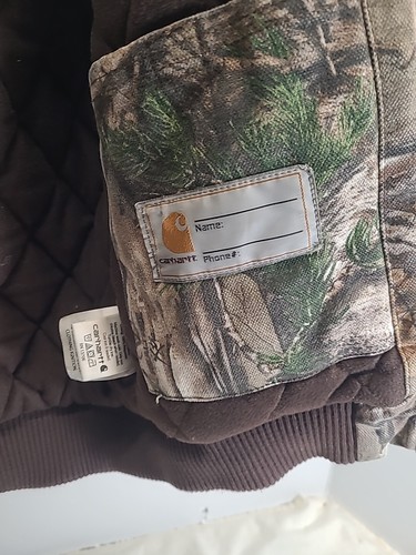 Carhartt youth small (7-8) camo realtree bomber coat - Picture 8 of 11