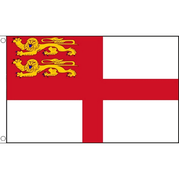BANDIERA ISOLA DI SARK 150x90cm - BANDIERA DI SARK - GUERNSEY 90 x 150 cm - Nuov